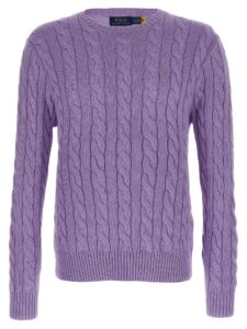 Purple Cotton Cardigan
