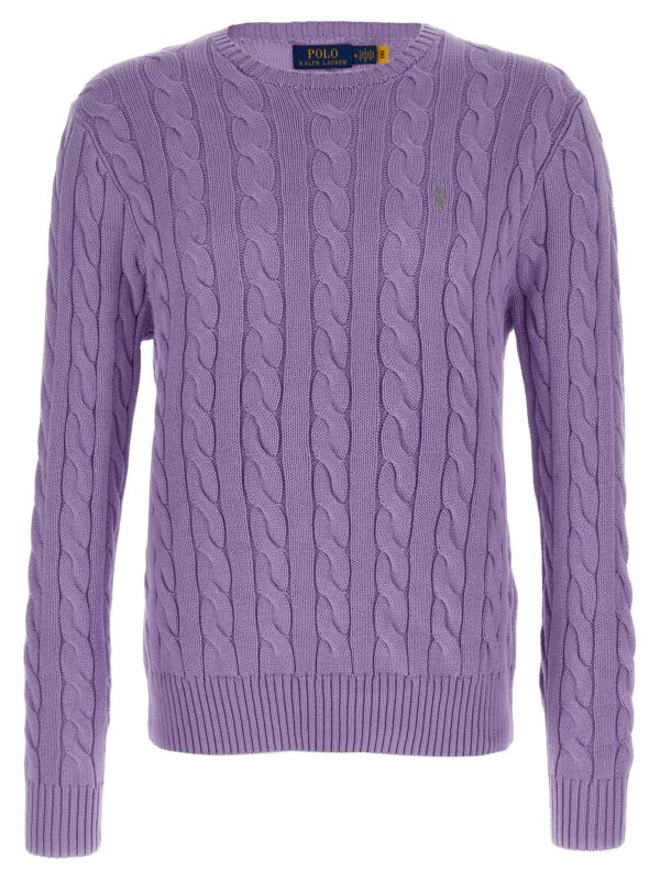Purple Cotton Cardigan