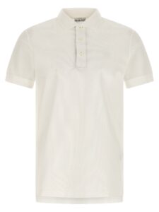 White Cotton Polo Shirt