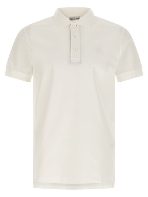 White Cotton Polo Shirt