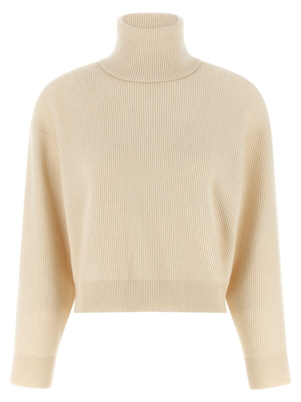 White Virgin Wool Cardigan