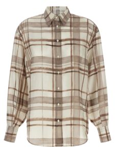 Beige Silk Blouse