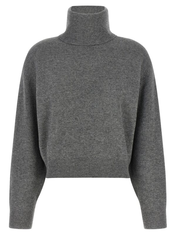 Gray Virgin Wool Cardigan