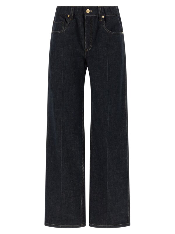 Blue Cotton Jeans Denim