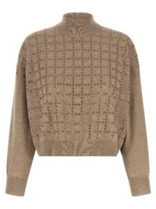 Beige Cashmere Cardigan