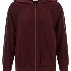 Bordeaux Cotton Sweatshirt | Jag Couture London – New York
