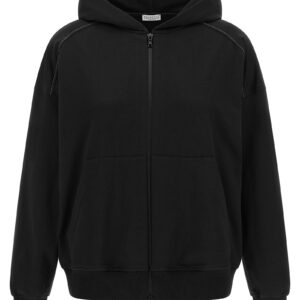 Black Cotton Sweatshirt