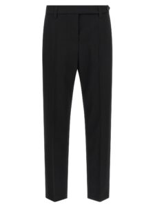 Black Virgin Wool Dress Pants