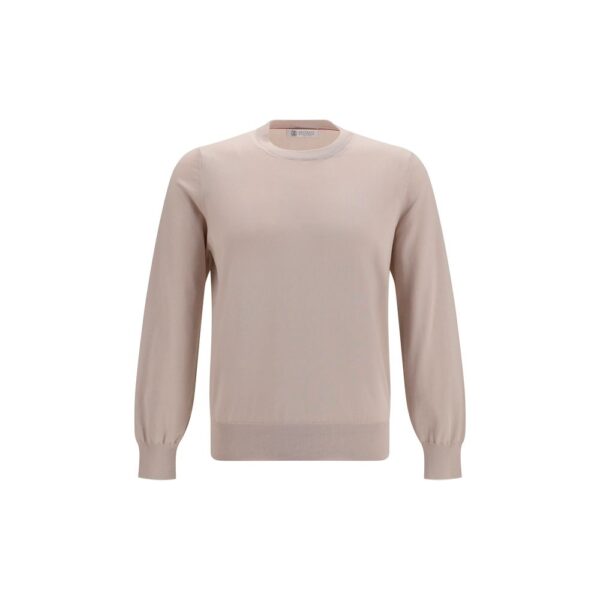 Beige Cotton Sweatshirt