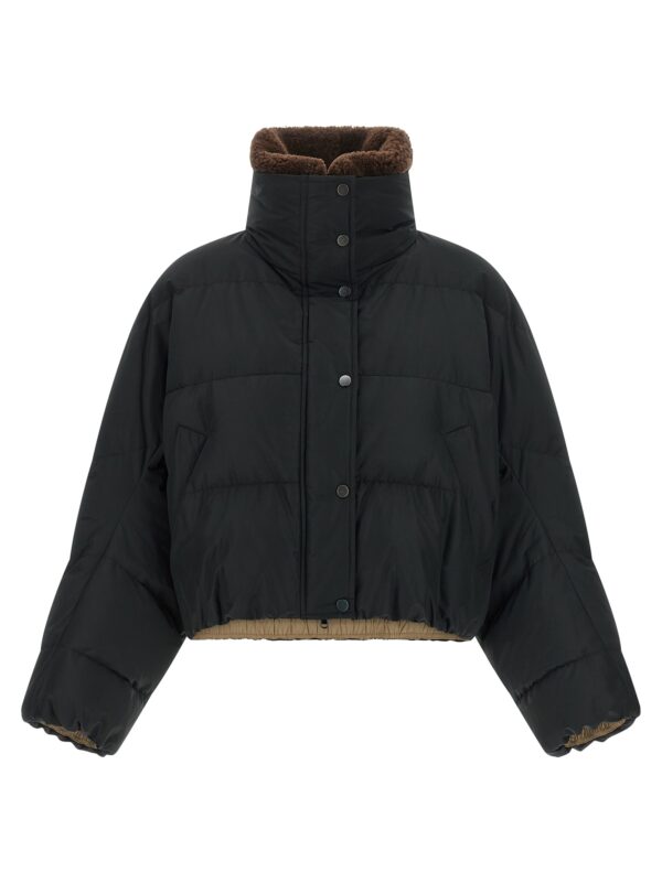 Black Cotton Full-Length Jacket