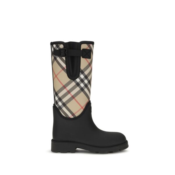 Black Rubber Rain Boots