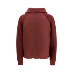 Bordeaux Cotton Full Length Jacket
