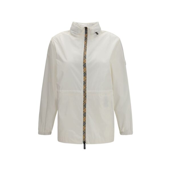 White Polyamide Shell Jacket