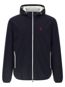 Blue Polyamide Shell Jacket