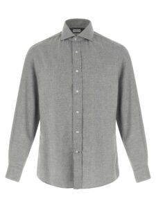 Gray Cotton Blouse