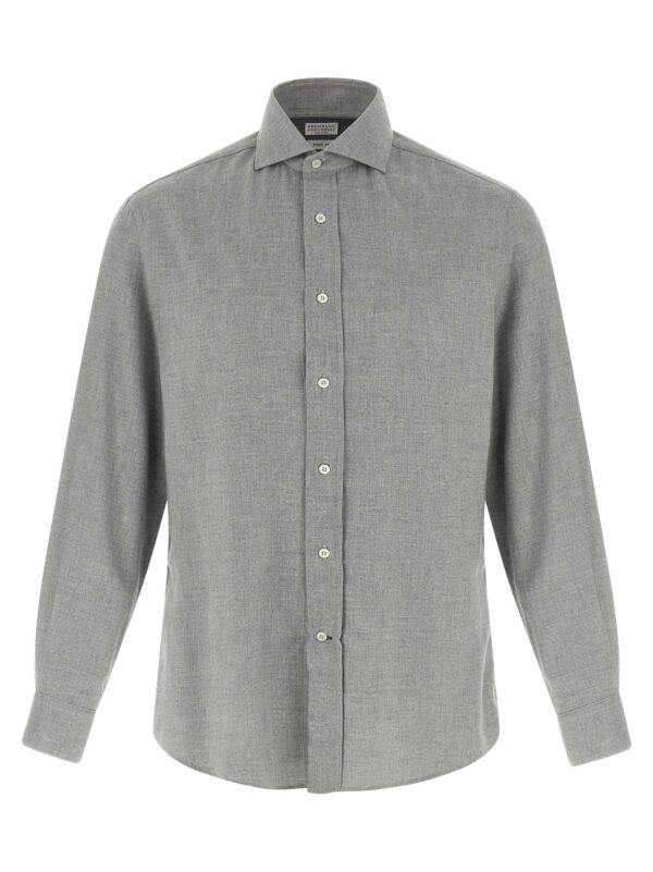 Gray Cotton Blouse