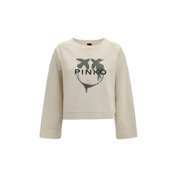 Beige Cotton Sweatshirt
