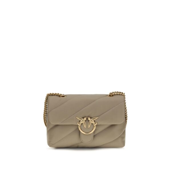 Gray Calf Leather Bos Taurus Shoulder Bag