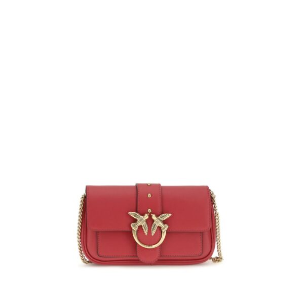 Red Calf Leather Bos Taurus Shoulder Bag