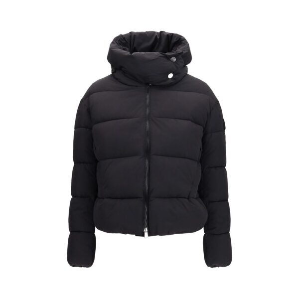 Black Nylon Full-Length Jacket