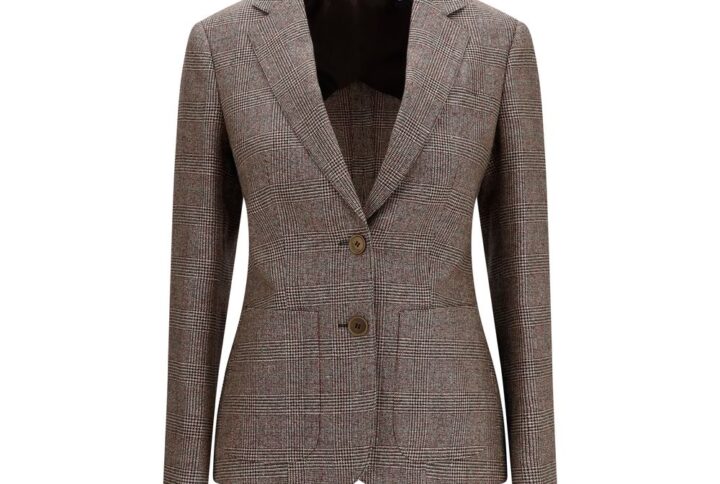 Brown Wool Oves Aries Blazer | Jag Couture London – New York