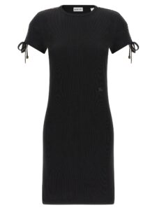 Black Cotton Short Dress
