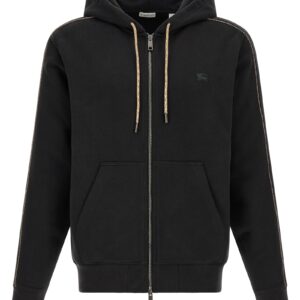 Black Cotton Sweatshirt