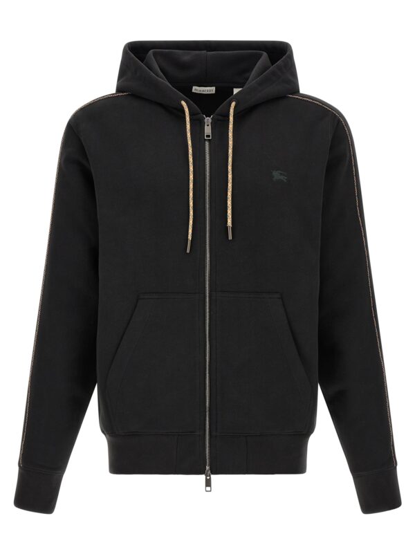 Black Cotton Sweatshirt