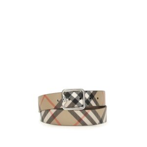Beige Calf Leather Bos Taurus Regular Belt