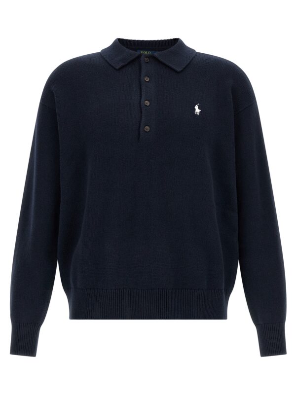 Blue Cotton Cardigan