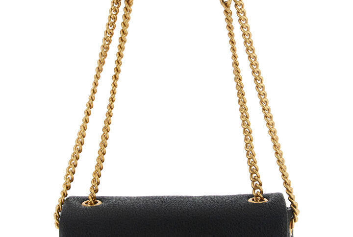 Black Lamb Leather Shoulder Bag | Jag Couture London – New York