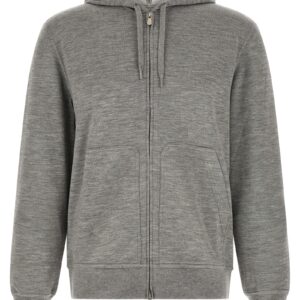 Gray Cashmere Sweatshirt | Jag Couture London – New York
