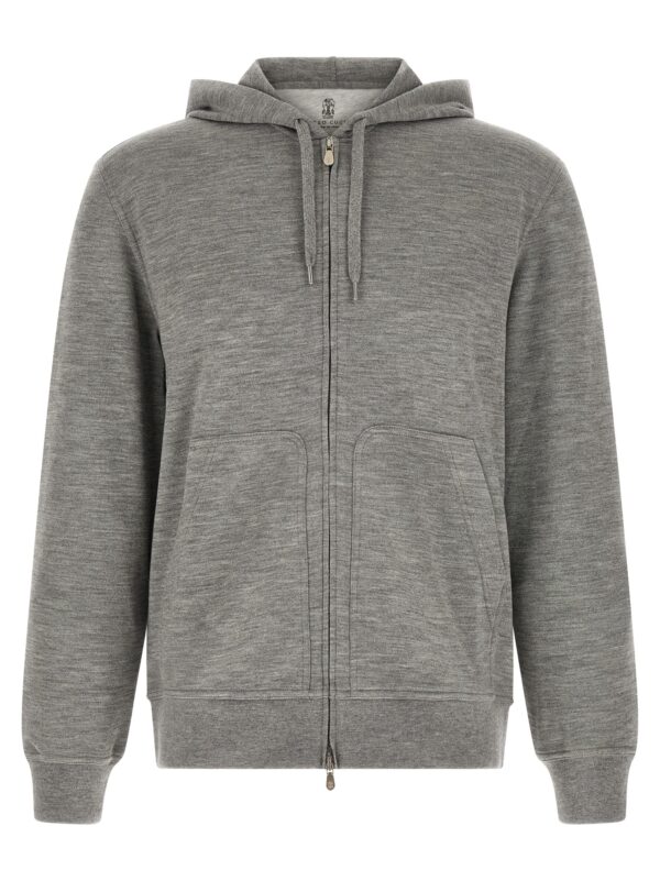 Gray Cashmere Sweatshirt