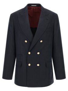 Blue Silk Blazer