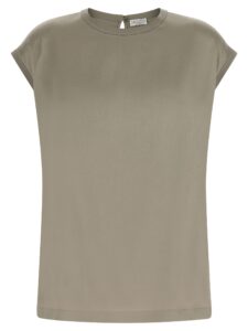 Bicolor Silk Blouse