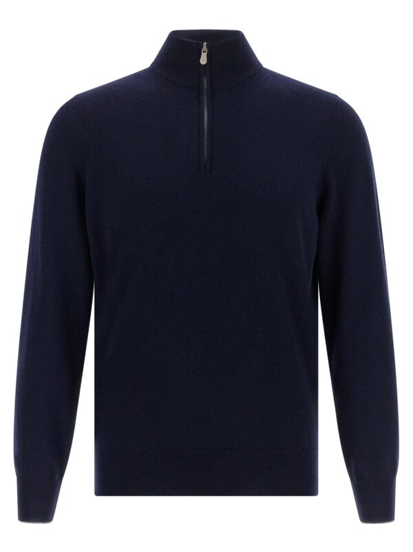 Blue Cashmere Cardigan
