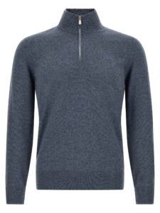 Blue Cashmere Cardigan