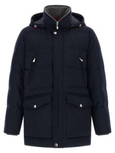 Blue Wool Parka