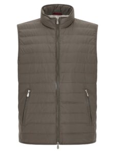 Bicolor Polyester Sleeveless Jacket