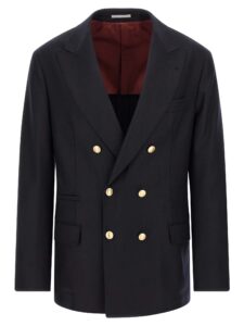 Blue Virgin Wool Blazer