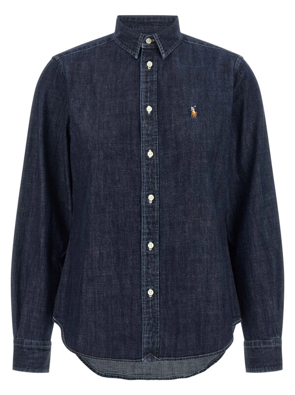 Blue Cotton Blouse