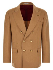 Beige Camel Hair Blazer
