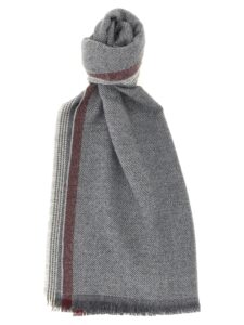 Gray Wool Scarf