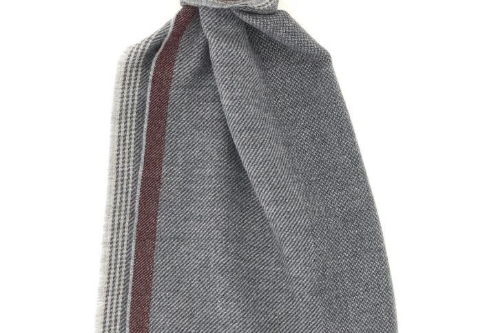 Gray Wool Scarf | Jag Couture London – New York