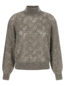 Gray Polyamide Cardigan