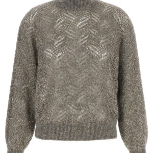 Gray Polyamide Cardigan