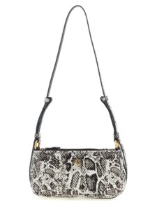 Gray Calfskin Crossbody Bag