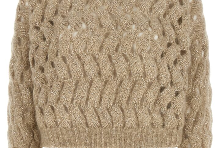 Beige Wool Cardigan | Jag Couture London – New York