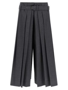 Gray Virgin Wool Bermuda Shorts
