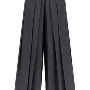 Gray Virgin Wool Bermuda Shorts